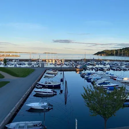 Takvaning Pa Strandpromenaden Med Havsutsikt Appartement